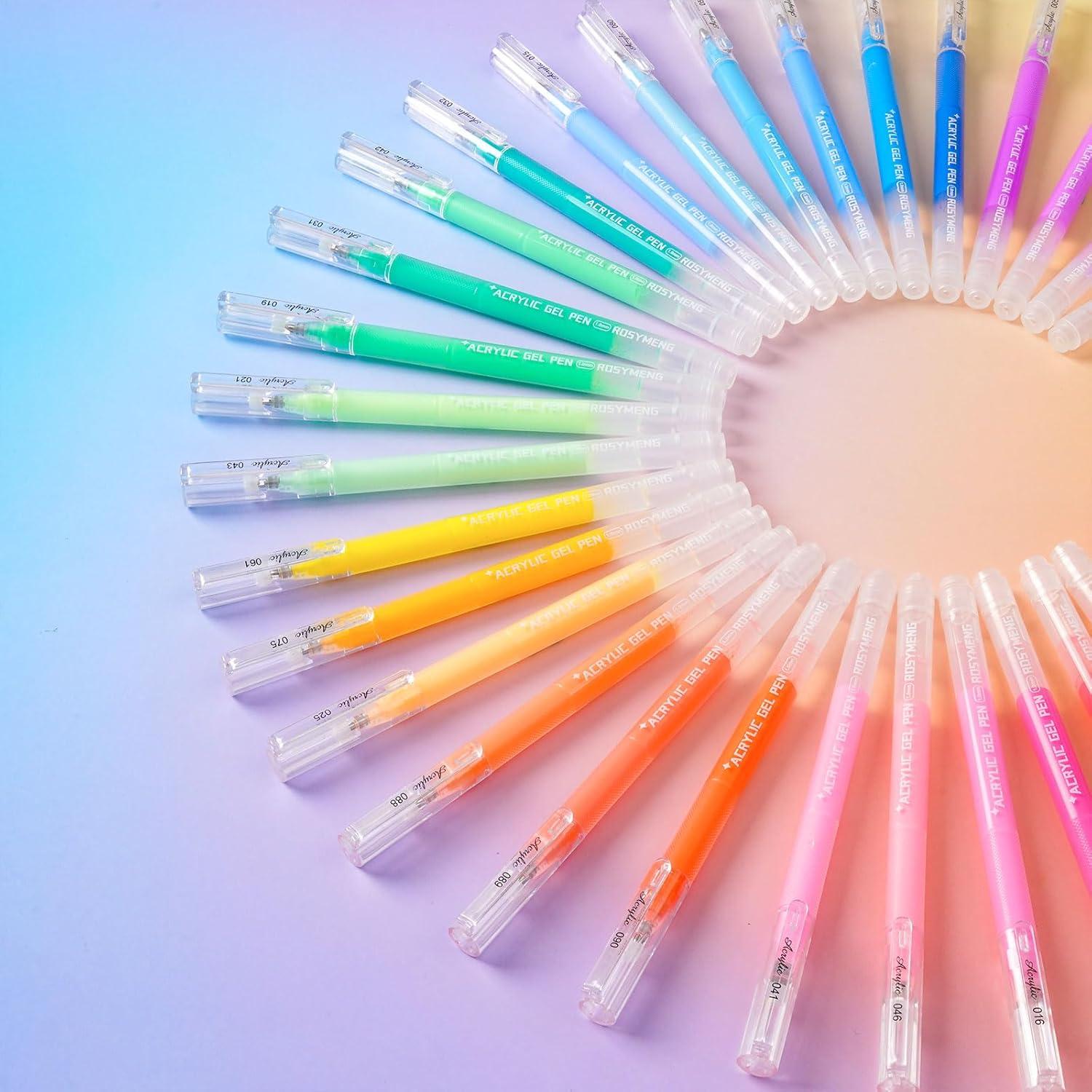 Set de 100 Marcadores de Gel Acrílico JinMaGDST 1.0mm Multicolor