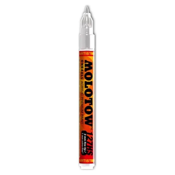Marcador Acrílico MOLOTOW ONE4ALL 1mm Extra Fino Blanco