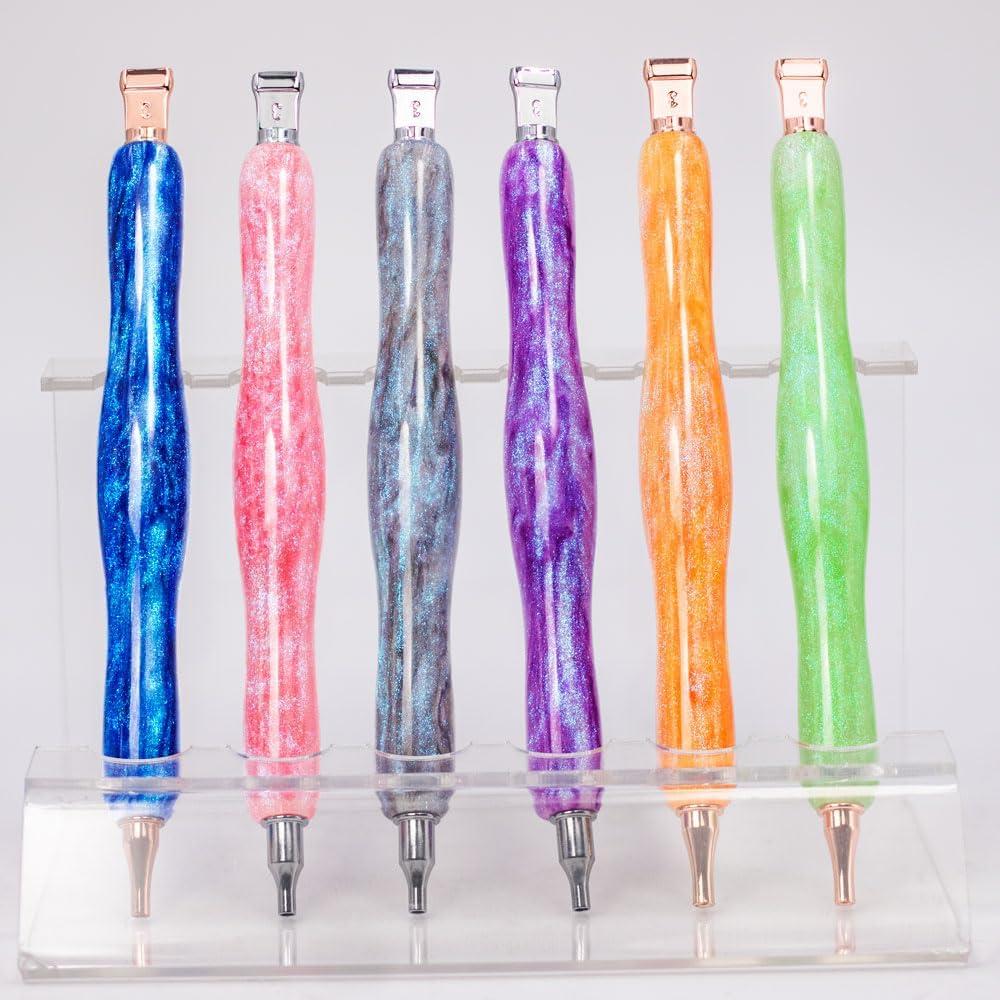 Kit de bolígrafo de pintura de diamantes Praise V Do con 6 puntas