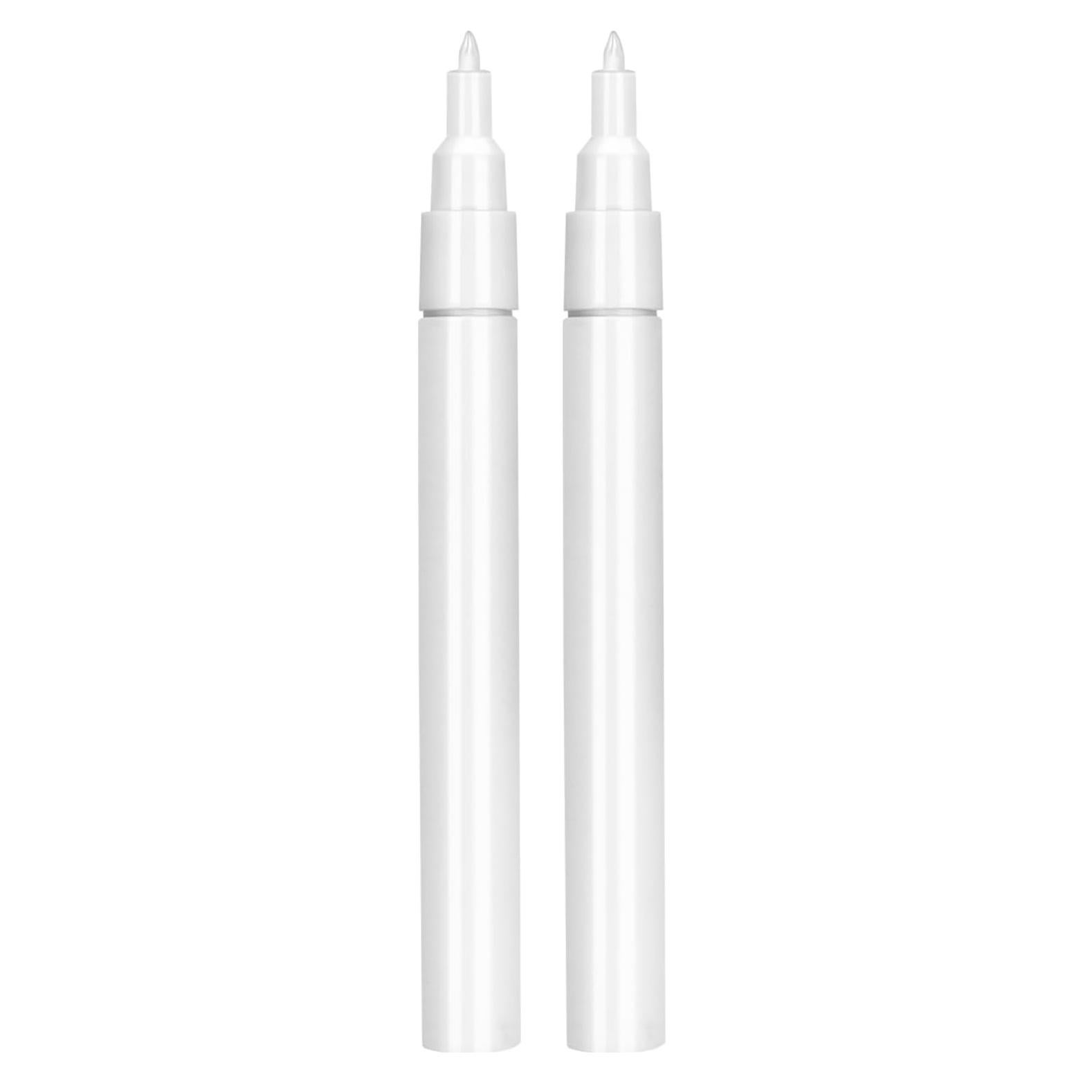 Marcadores de Retoque FULIBAO 2Pcs 0.5mm Extra Fino Blanco