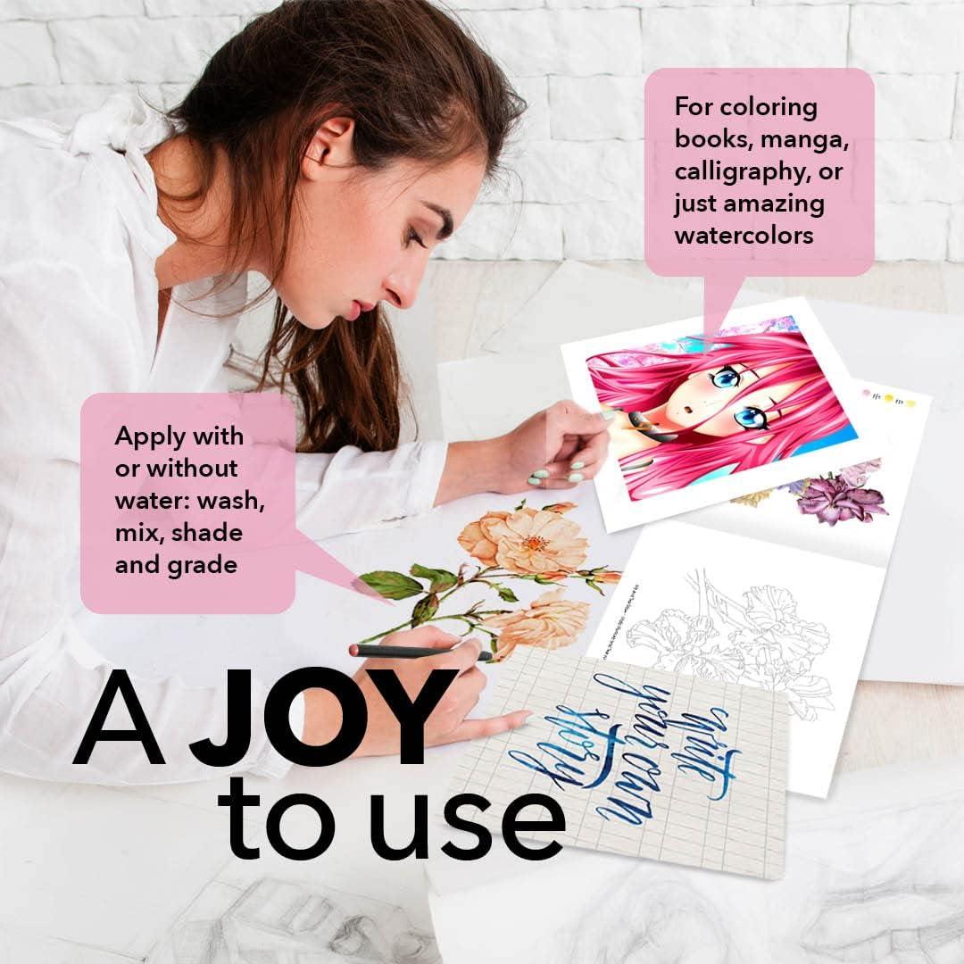 Juego de Plumas de Acuarela Castle Art Supplies 24 Colores