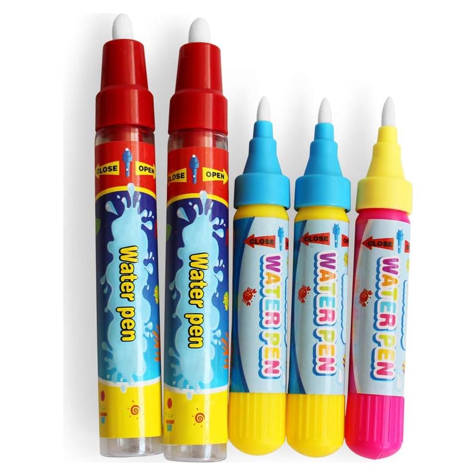 5 Bolígrafos Acuáticos Wholethings para Dibujo y Pintura