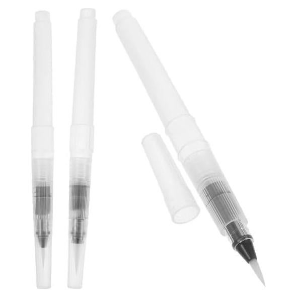Conjunto de 3 Plumas de Pincel Acuarela WLngtv 12cm