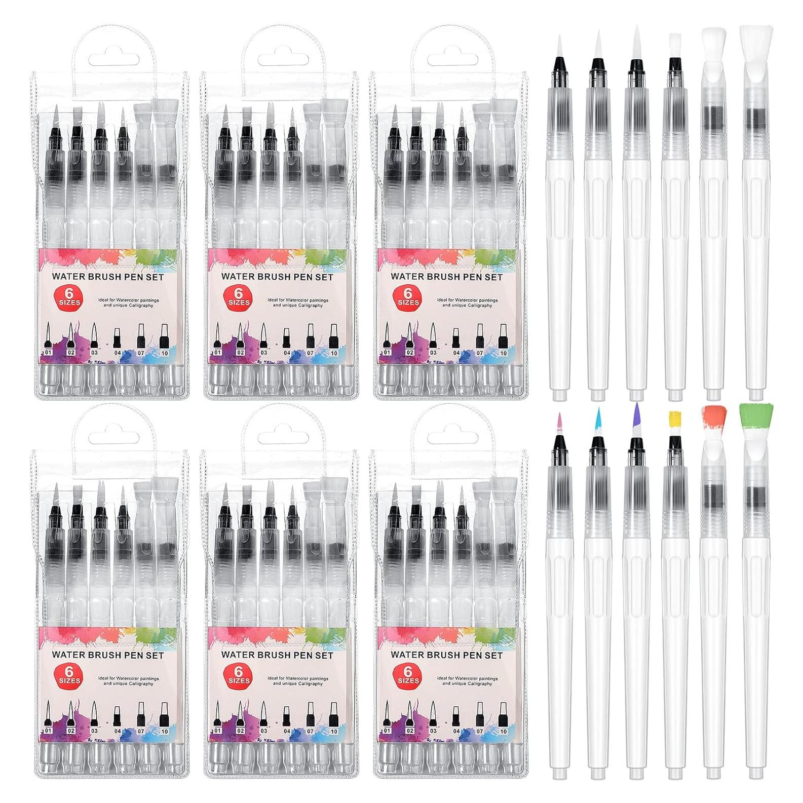 Marcadores de Acuarela Sabary - Set de 72 Piezas, Punta Fina y Plana