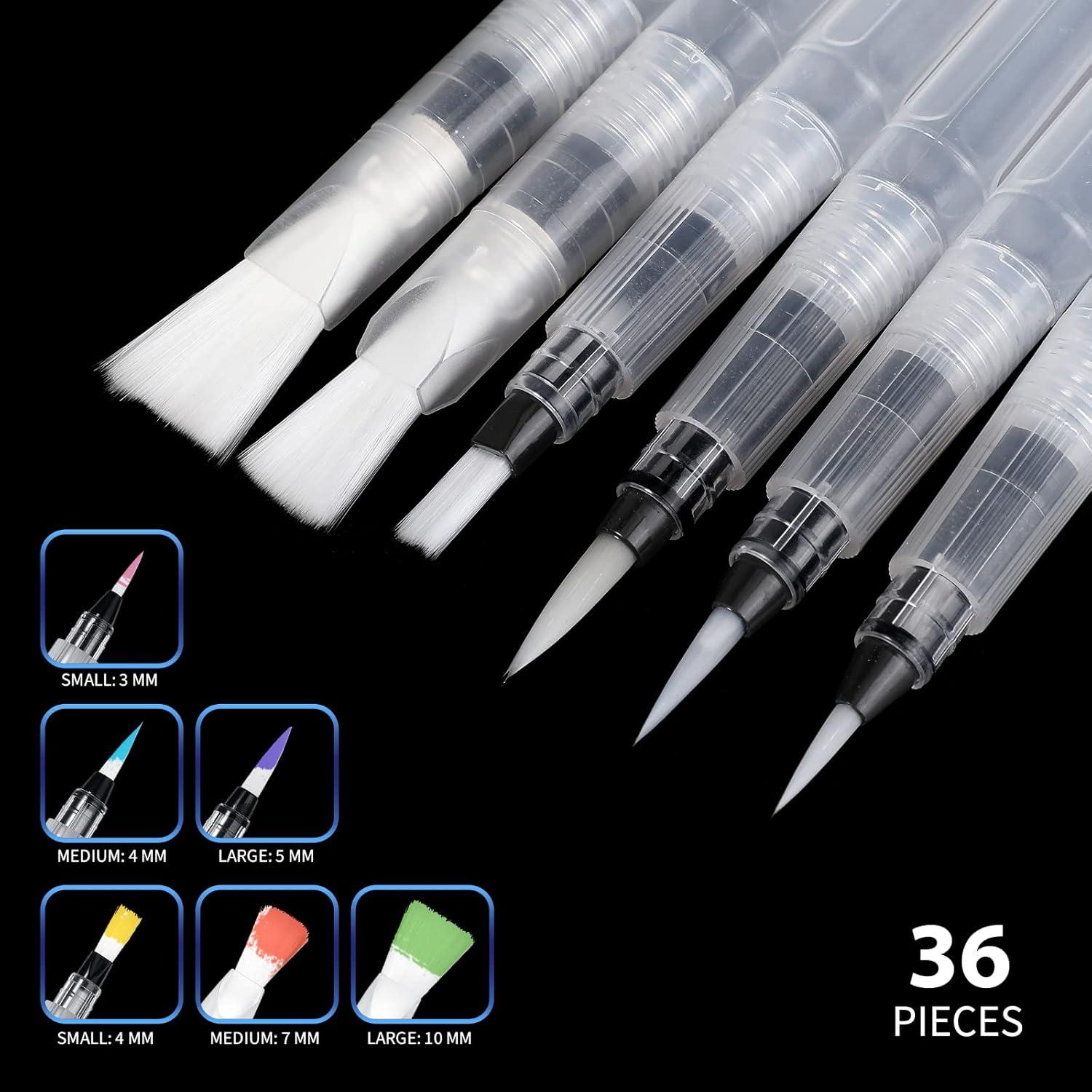 Marcadores de Acuarela Sabary - Set de 72 Piezas, Punta Fina y Plana