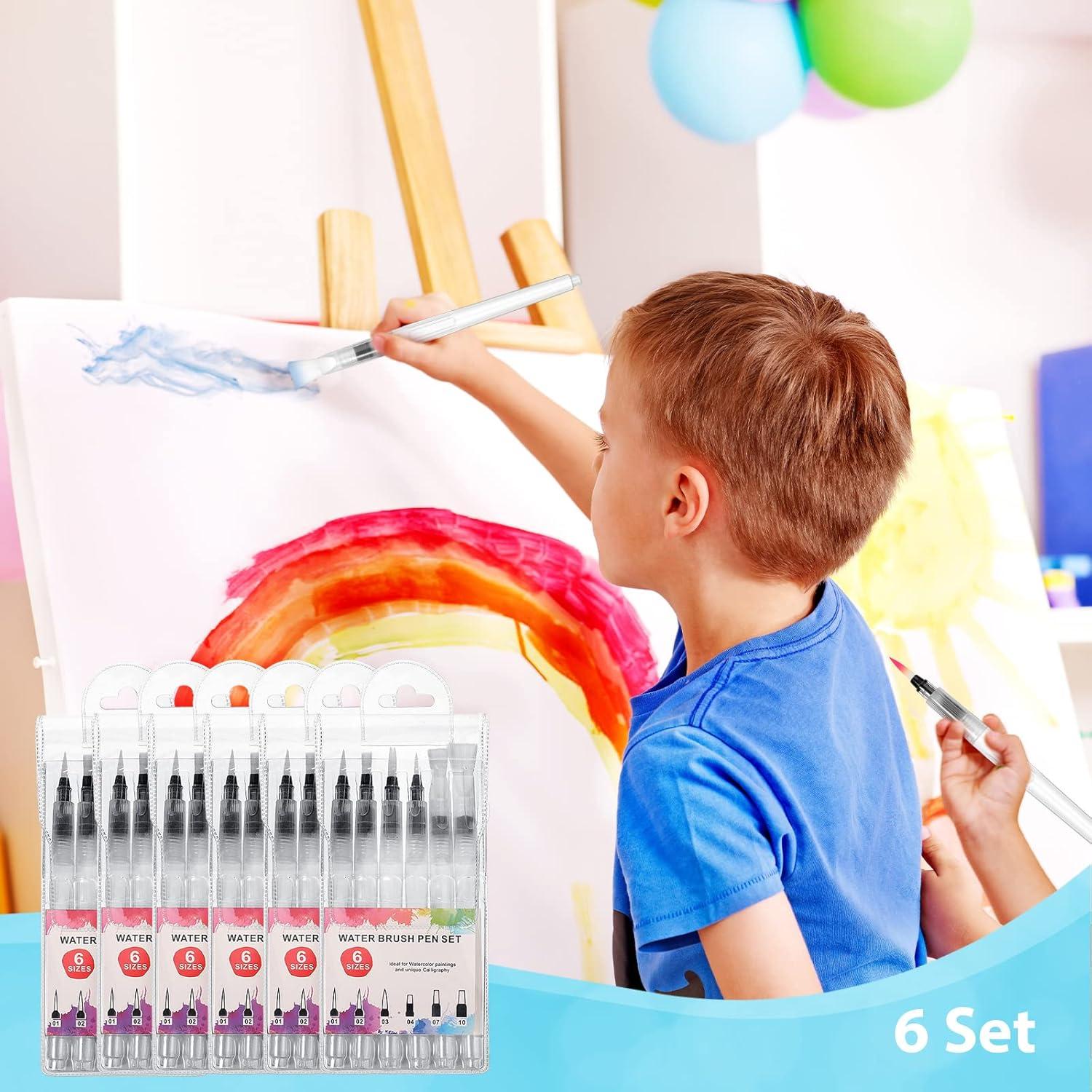 Marcadores de Acuarela Sabary - Set de 72 Piezas, Punta Fina y Plana