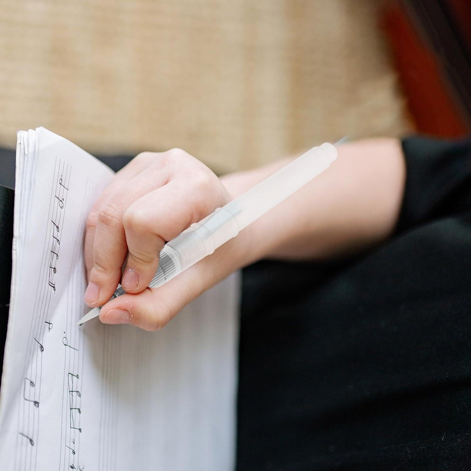 Conjunto de 3 Pinceles de Agua Zhuluck 12cm para Acuarela