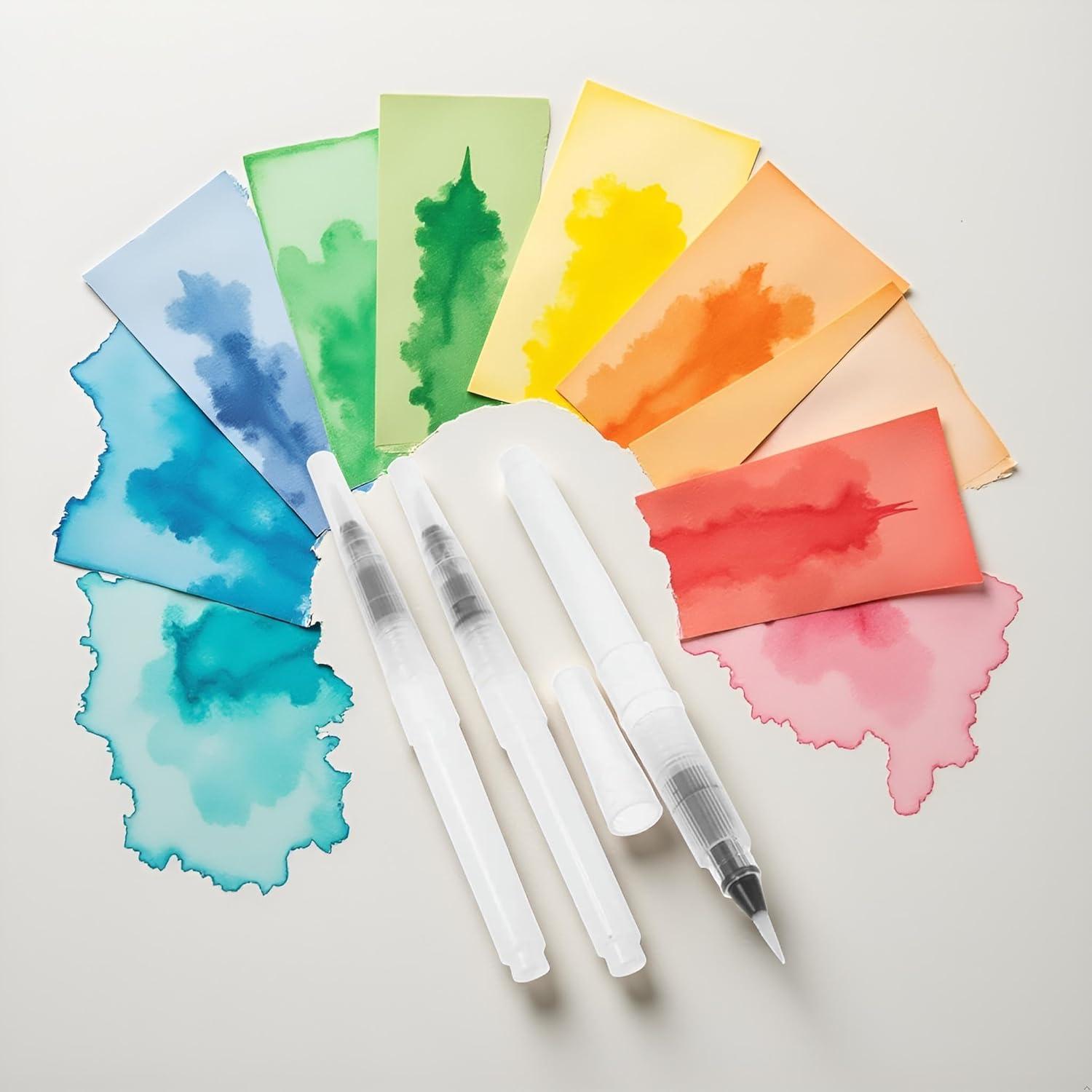 Conjunto de 3 Pinceles de Agua Zhuluck 12cm para Acuarela