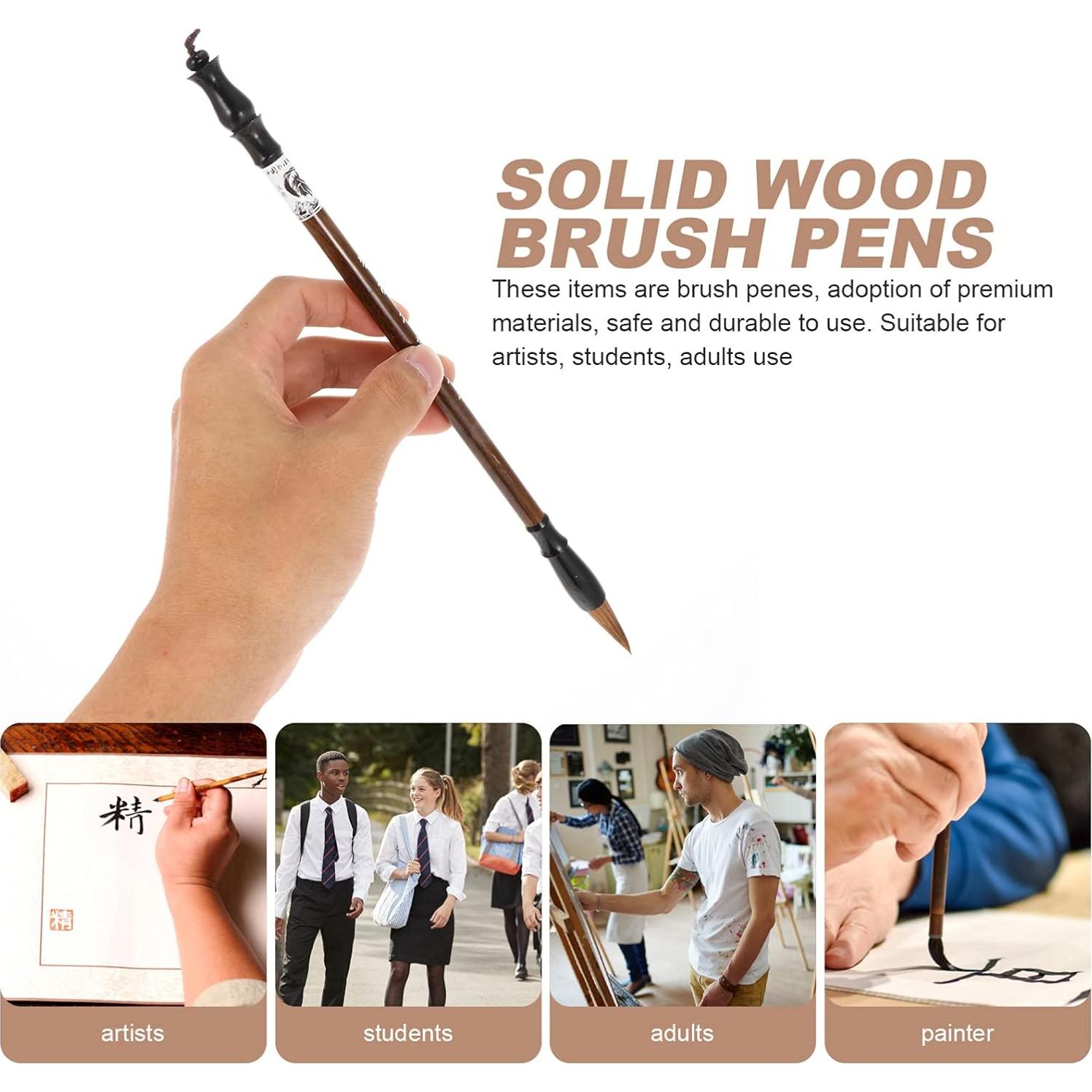 Set de 9 Pinceles de Caligrafía Chinos TOYANDONA