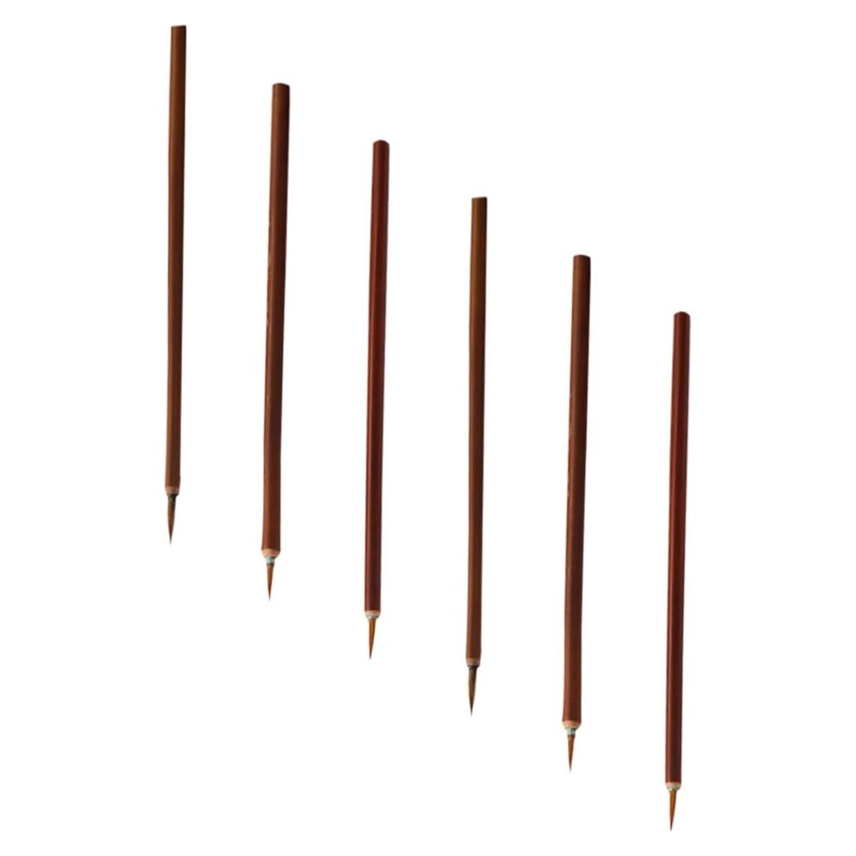 Set de 6 Pinceles de Acuarela EXCEART - Detalle Fino y Caligrafía