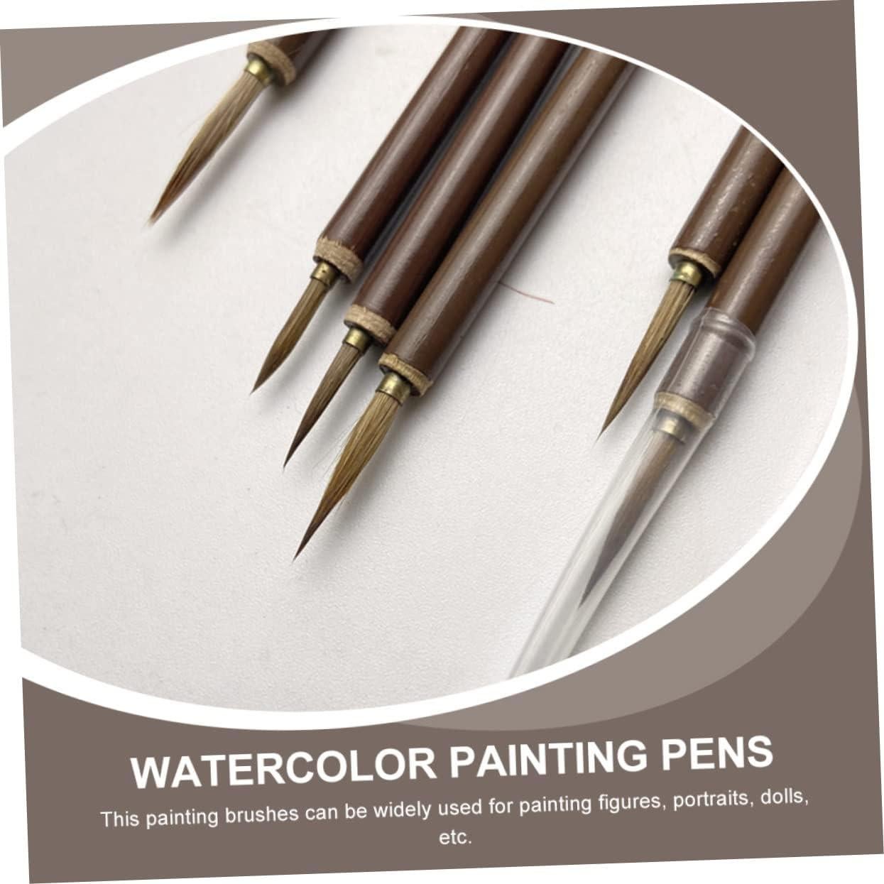 Set de 6 Pinceles de Acuarela EXCEART - Detalle Fino y Caligrafía