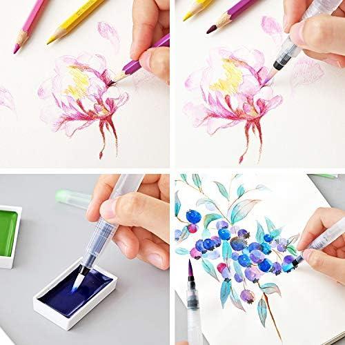 3 Plumas de Pincel de Acuarela Lind Kitchen 122mm Nylon