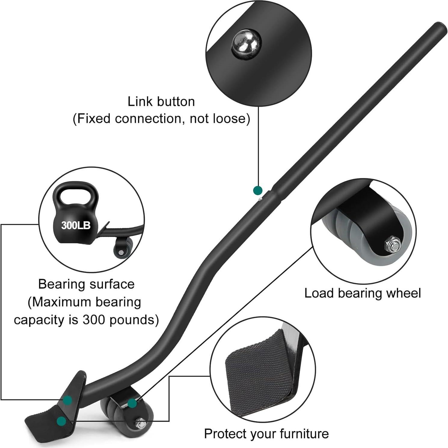 Herramienta Elevadora VIOBEPASS para Muebles Pesados 1000 kg