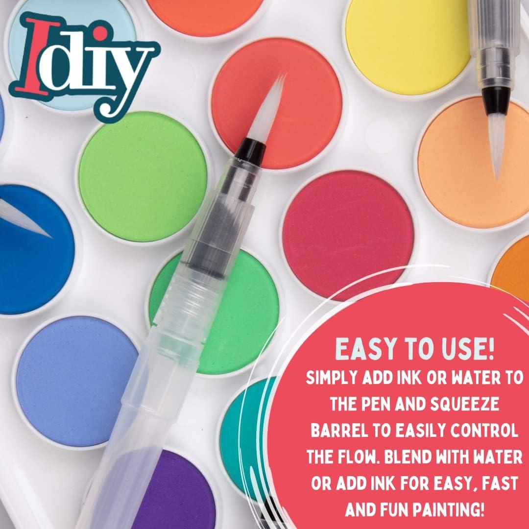 Juego de 12 Pinceles de Acuarela Recargables Maddie Rae