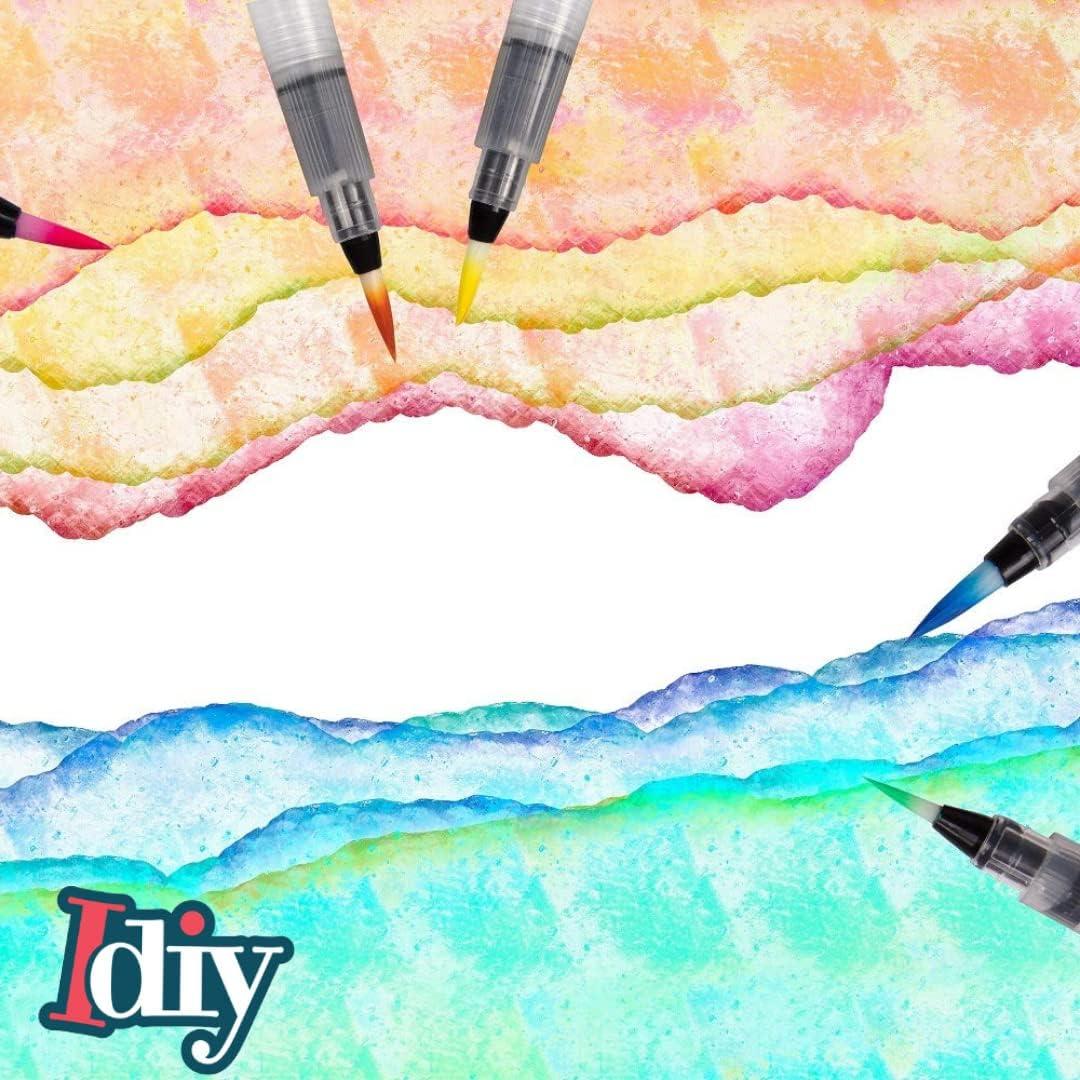 Juego de 12 Pinceles de Acuarela Recargables Maddie Rae