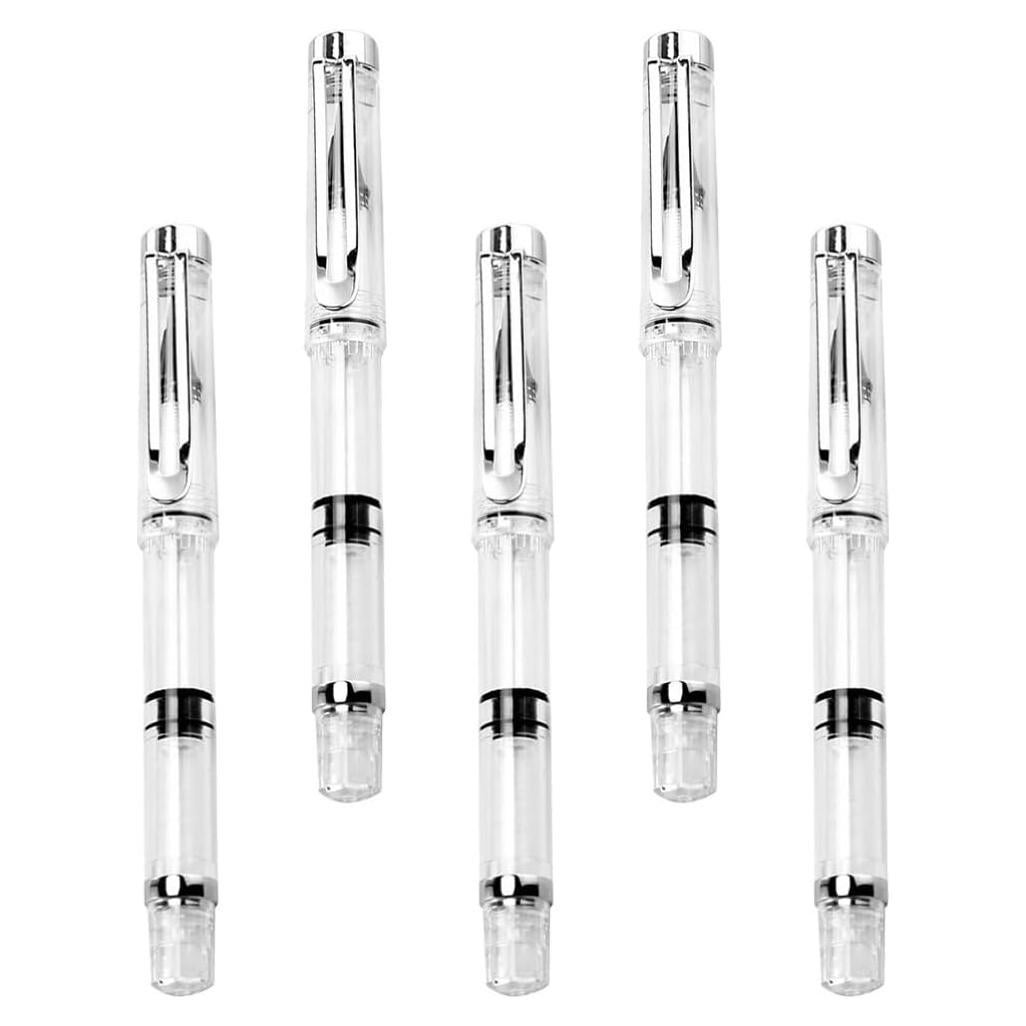 Juego de 5 Plumas de Pincel Recargables Veemoon - Caligrafía y Acuarela