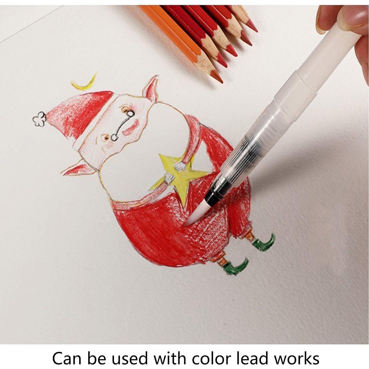 Set de 12 Plumas de Acuarela MAIYUE con Puntas de Nylon