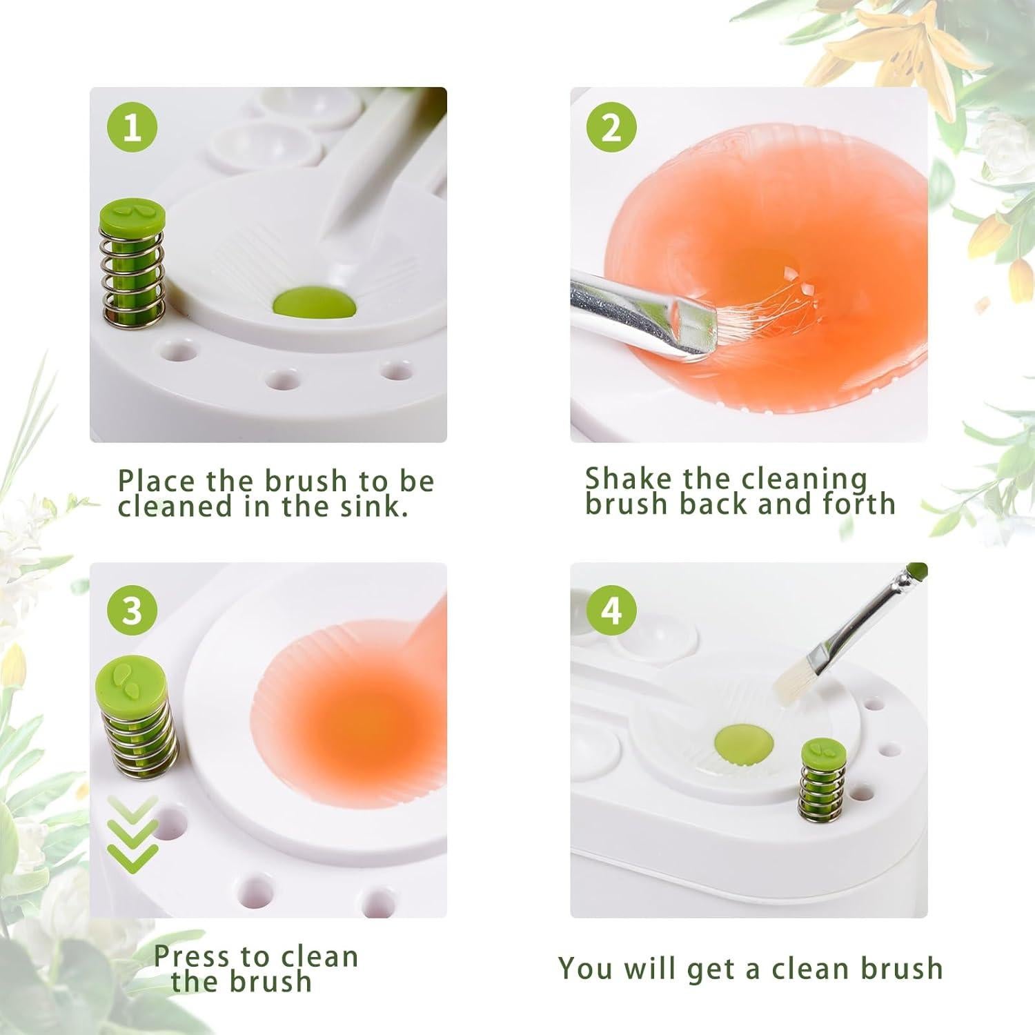 Limpiador de Pinceles Ecológico PXFAYSFQ Verde 2025