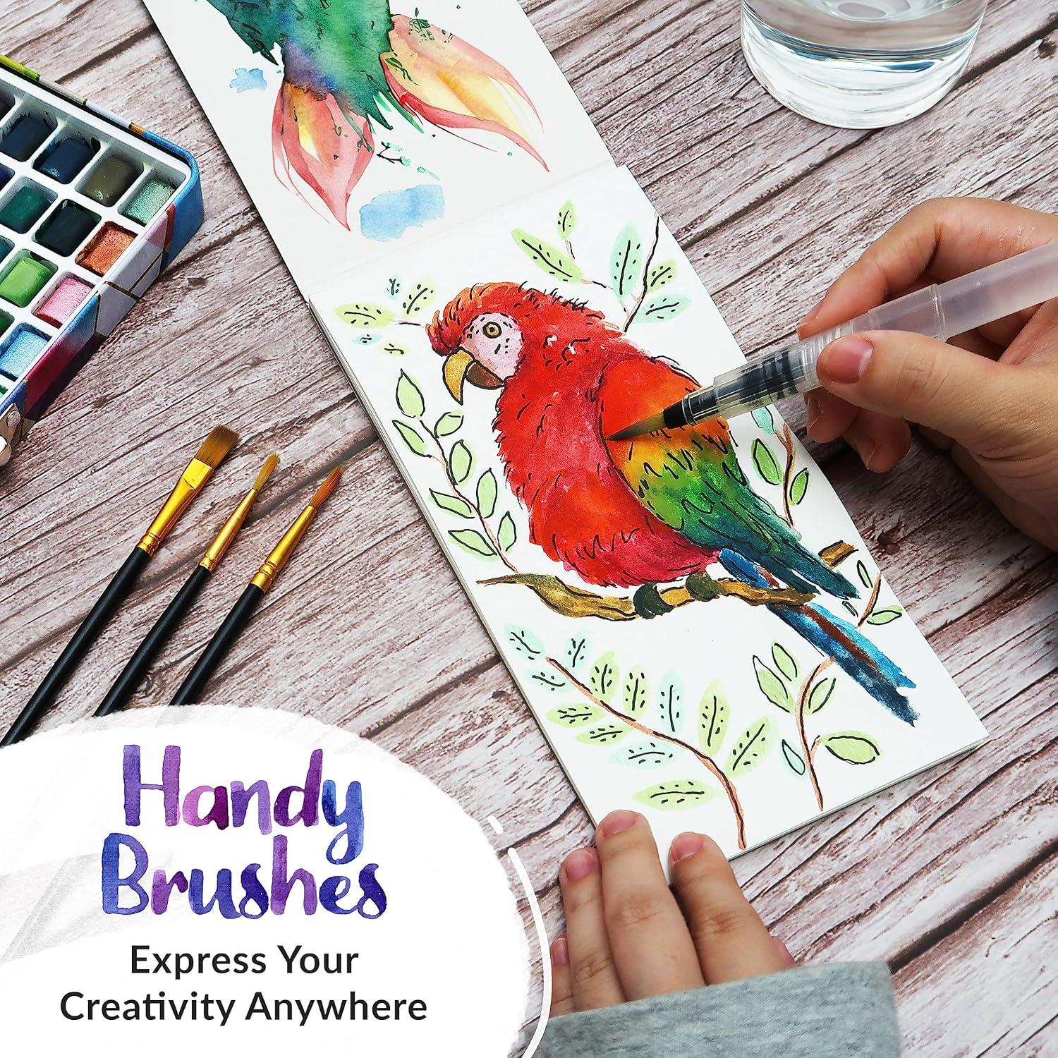 Juego de Acuarelas Funcils - 50 Colores de Viaje No Tóxicos