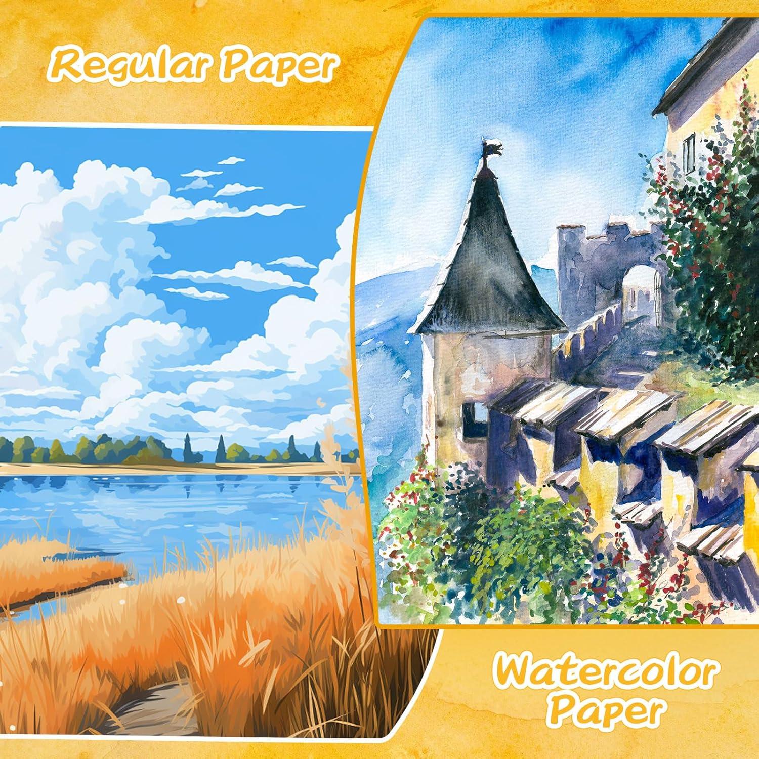 Juego de Pintura Acuarela Caliart 48 Colores No Tóxicos