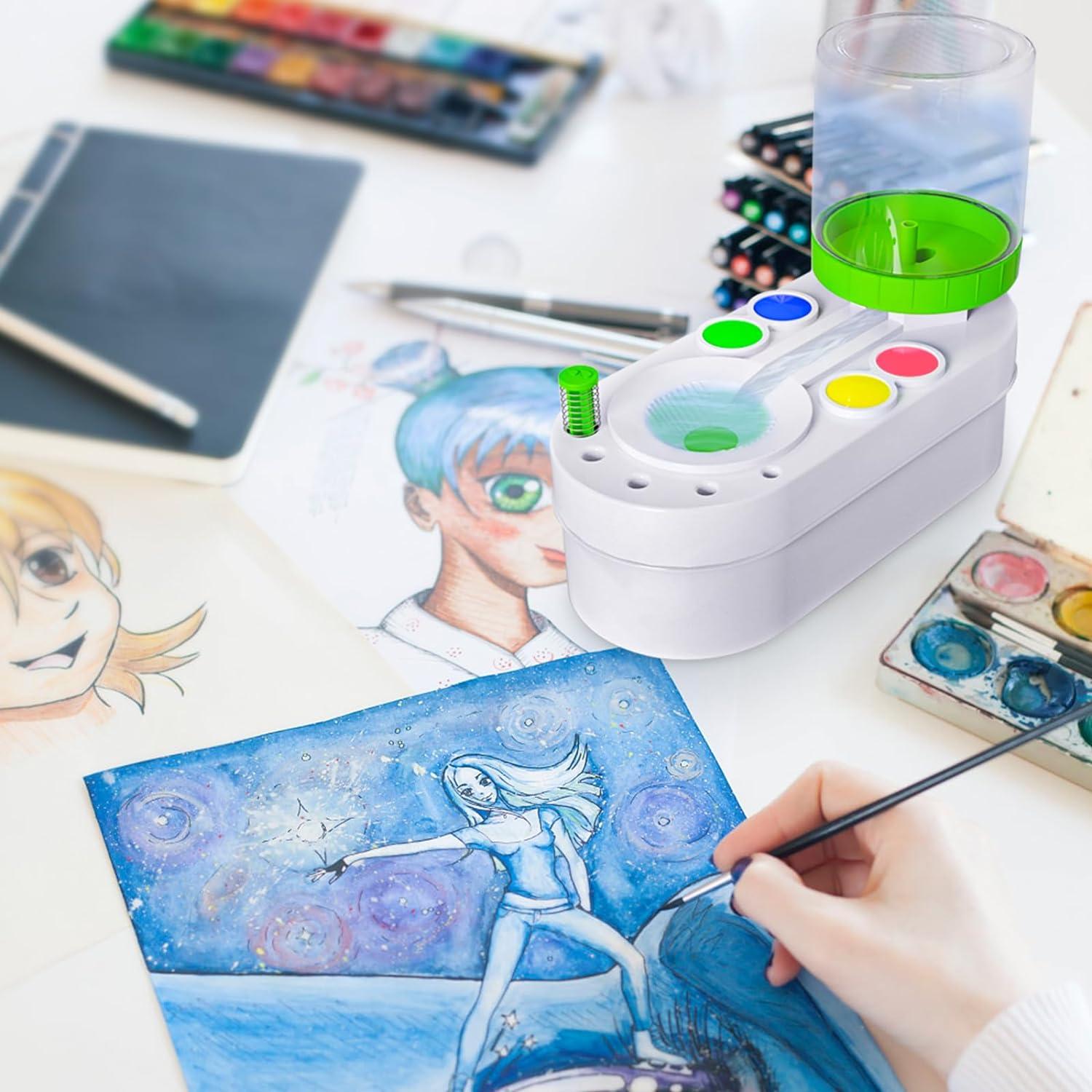 Limpiador de Pinceles NIUCOO 2025 Blanco-Verde 198g