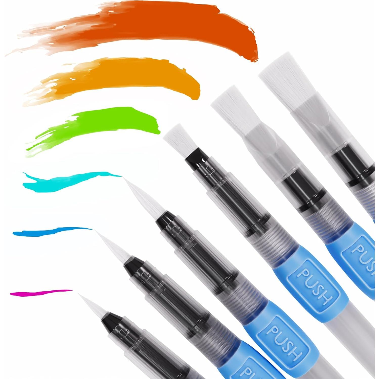 Pinceles de Agua Chromatek - Paquete de 6 - Acuarela Portátil