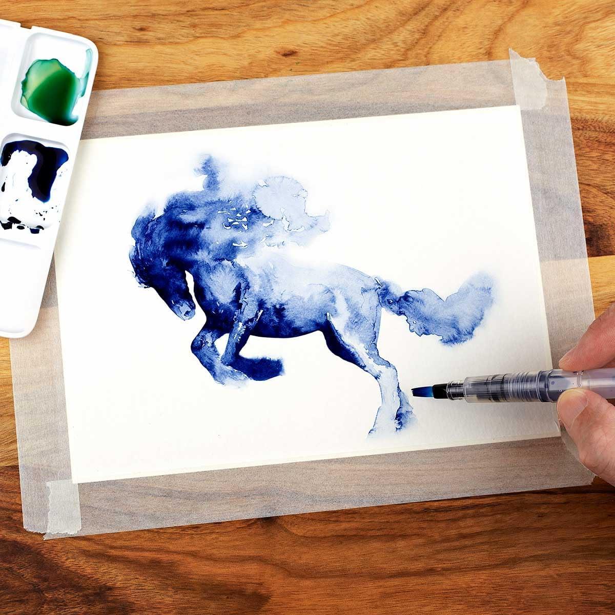 Pinceles de Agua Chromatek - Paquete de 6 - Acuarela Portátil