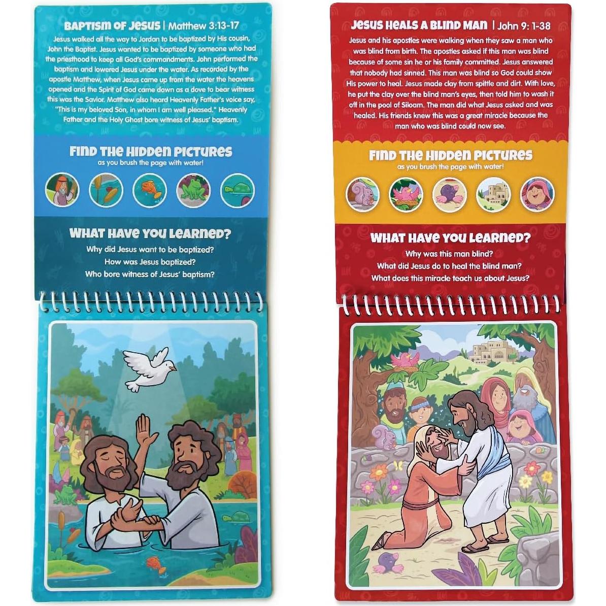 Aqua Brush 2 Paquete Nuevo Testamento KangaToys para Niños
