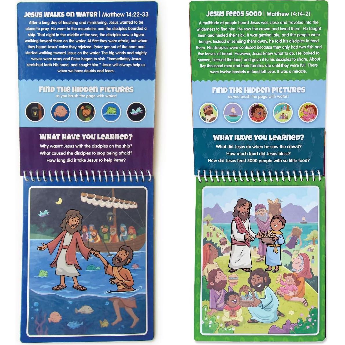 Aqua Brush 2 Paquete Nuevo Testamento KangaToys para Niños