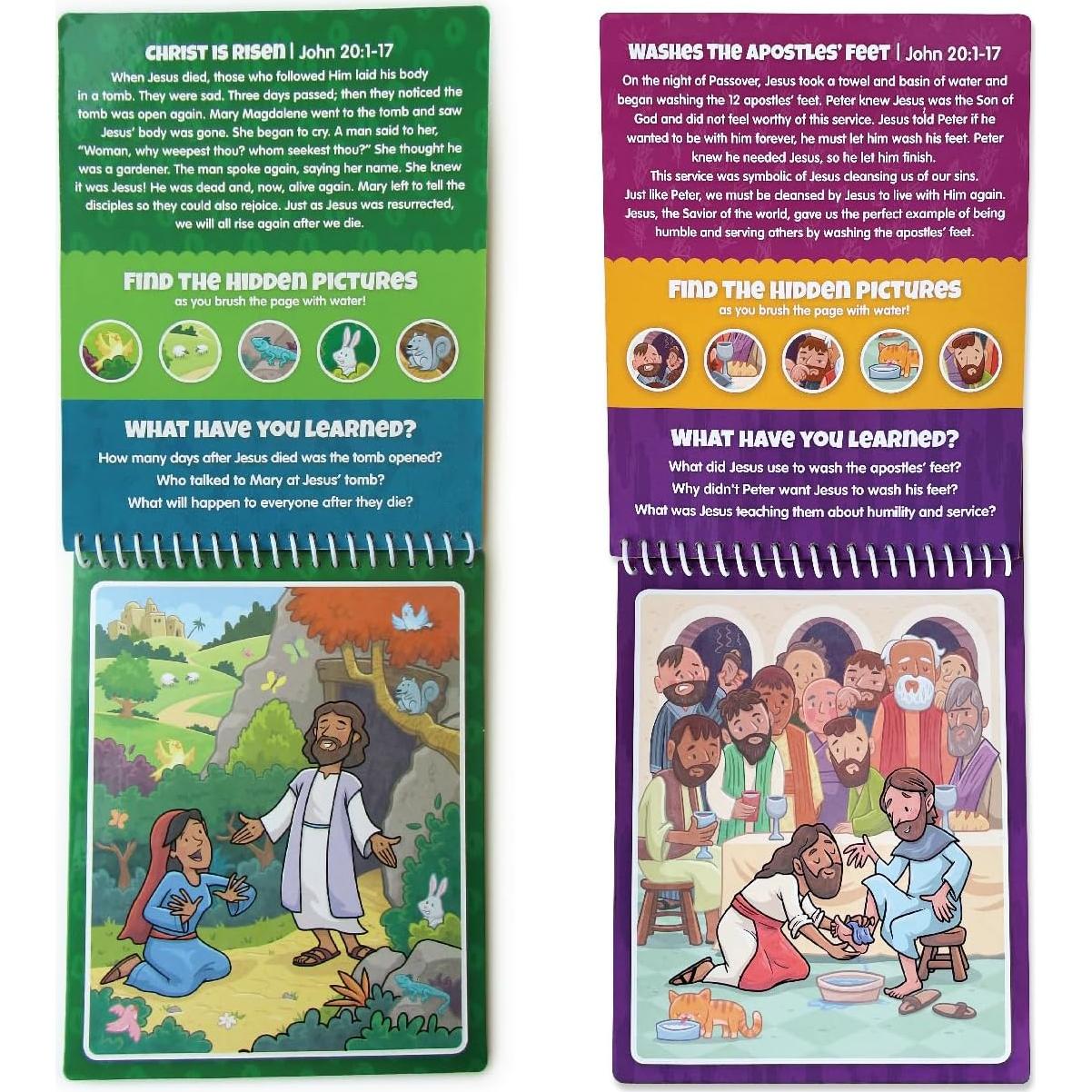 Aqua Brush 2 Paquete Nuevo Testamento KangaToys para Niños