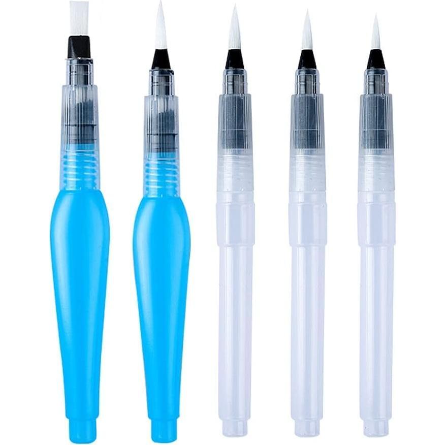 Juego de 3 Pinceles de Agua Recargables Zhuluck - Acuarela