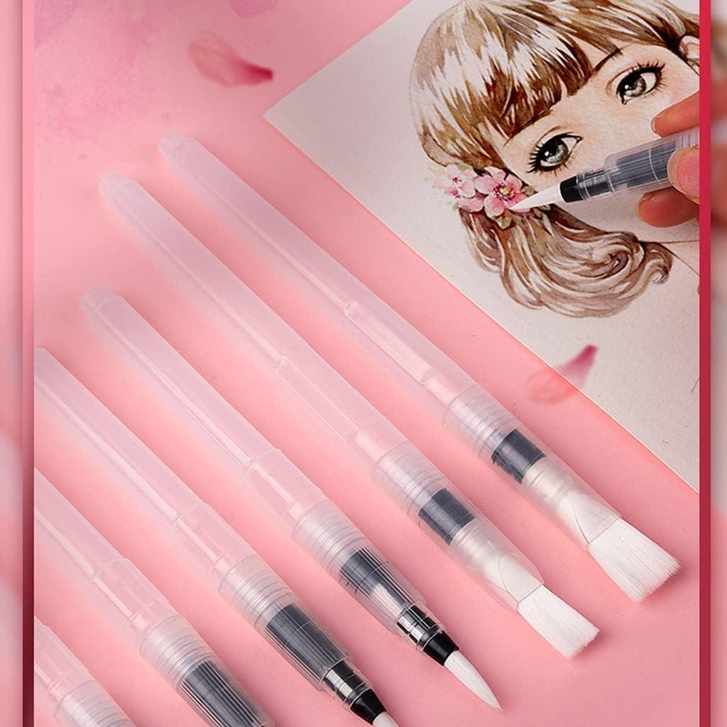 Juego de 3 Pinceles de Agua Recargables Zhuluck - Acuarela