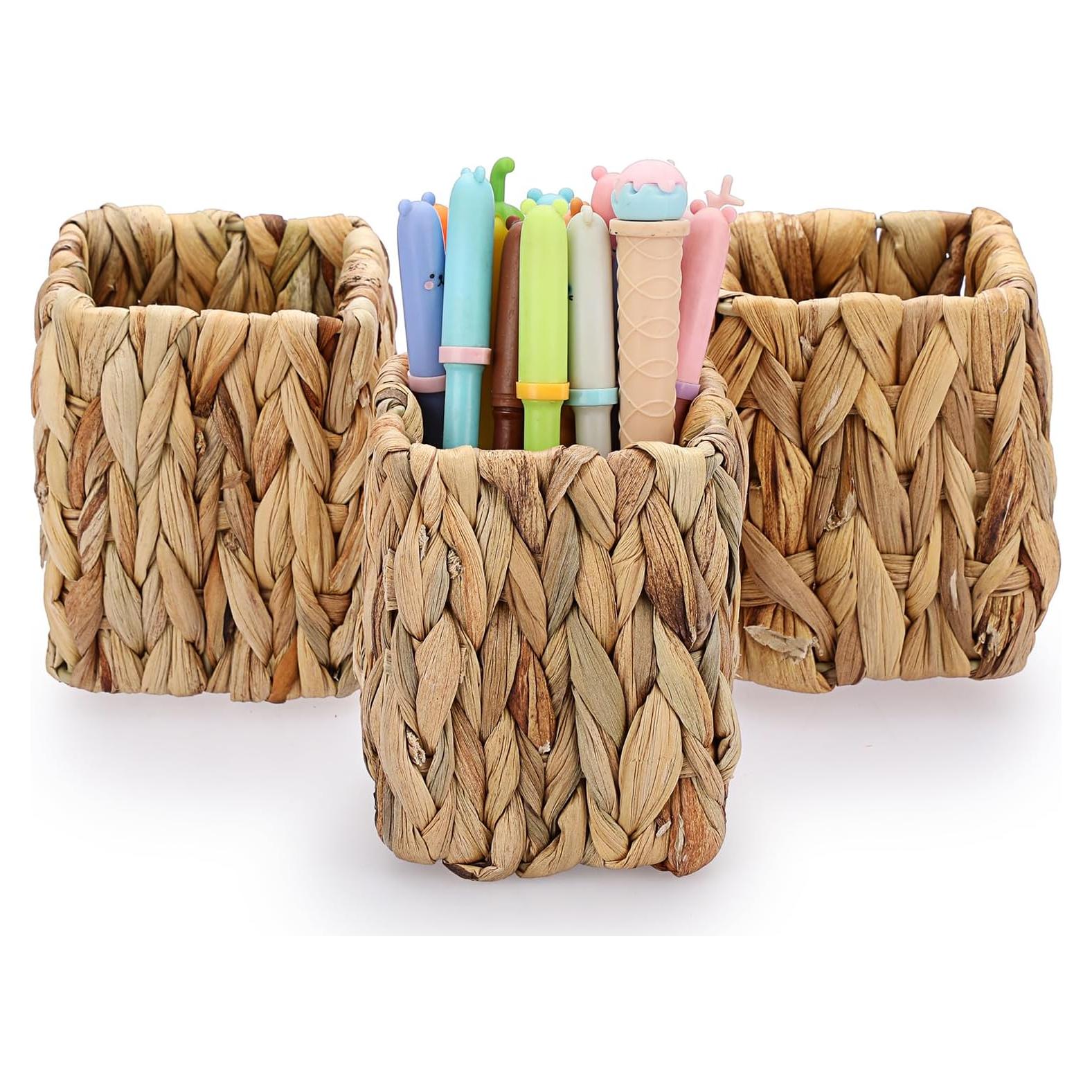 Soporte de Lápiz Cuadrado BTSKY de Jacinto de Agua - 3 Piezas