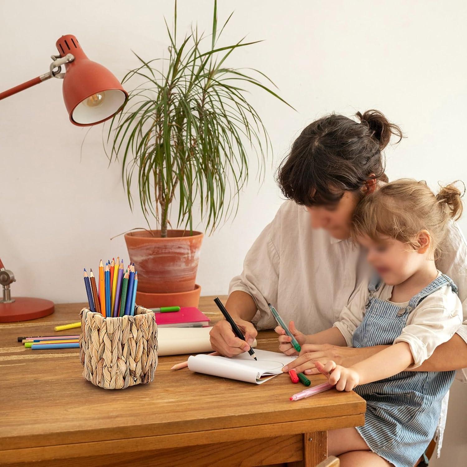 Soporte de Lápiz Cuadrado BTSKY de Jacinto de Agua - 3 Piezas