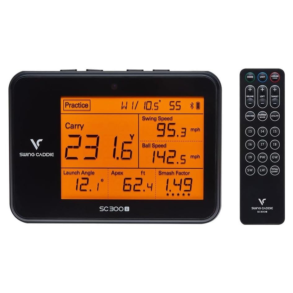Monitor de golf Voice Caddie SC300i con análisis de swing