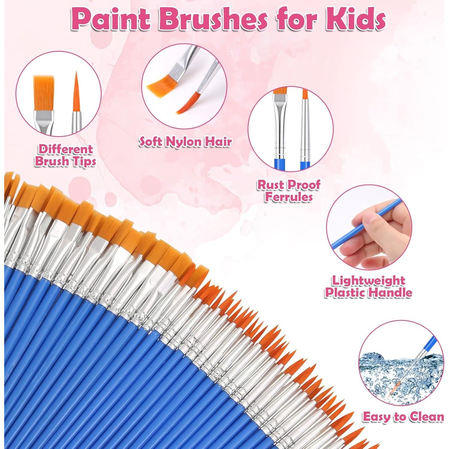 Set de 126 Pinceles Pequeños Evatage para Manualidades