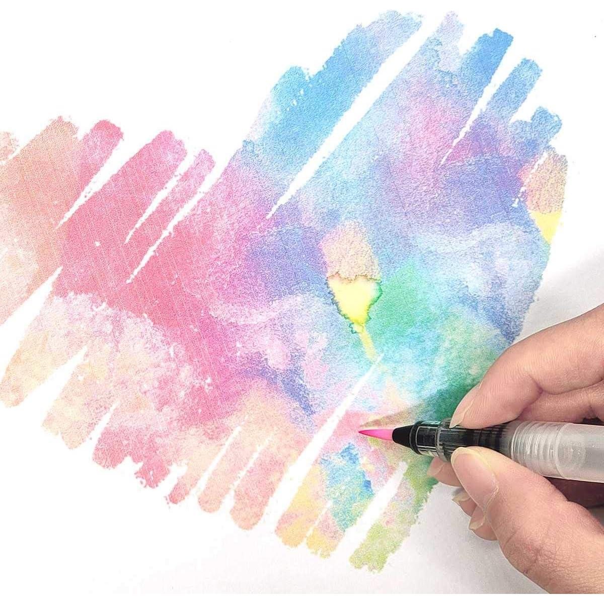 Juego de 9 Plumas de Pincel Acuarelables GOOHEE - Fáciles de Usar