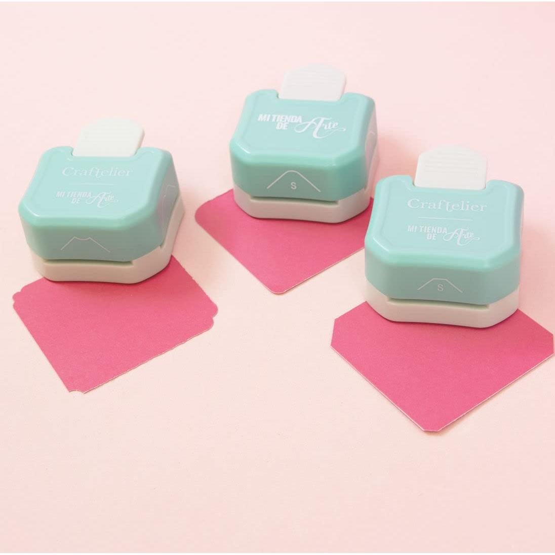 Troquel de Esquinas 3 en 1 Craftelier - Curvas 4mm, 7mm, 10mm