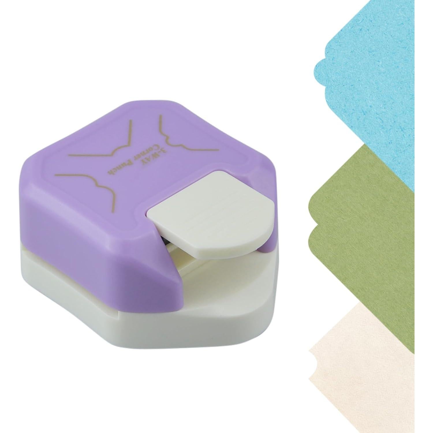 Troquelador de Esquinas 3 Vías CG-JY2024015-03 Morado