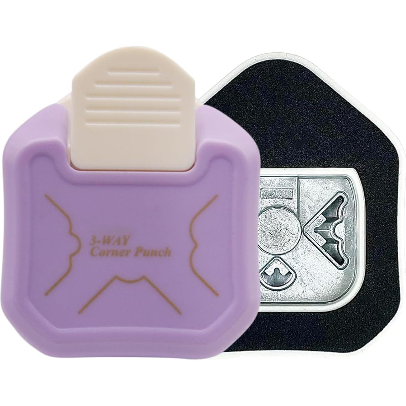 Troquelador de Esquinas 3 Vías CG-JY2024015-03 Morado