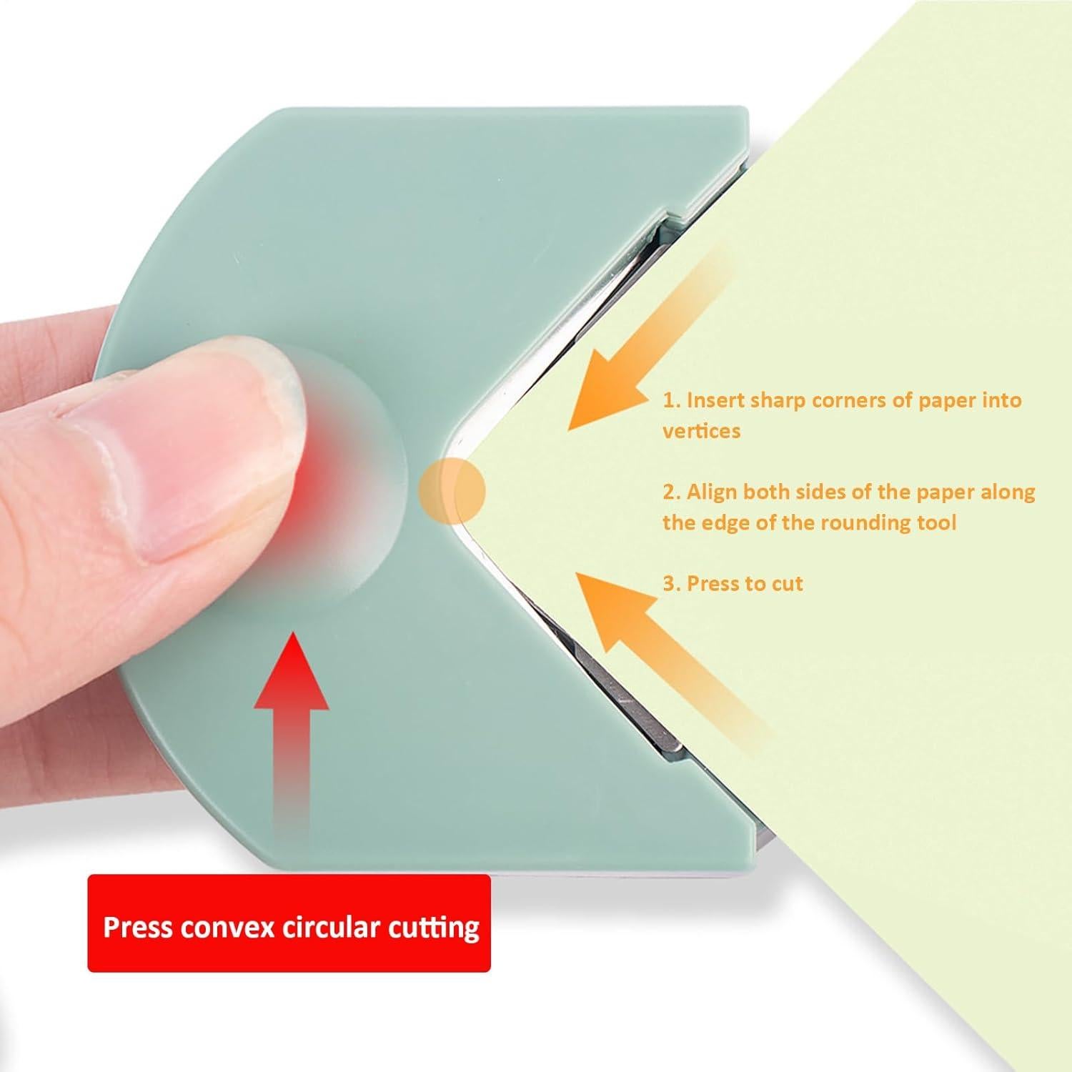 Esquinador Troquelador de Esquinas Biniveil Verde 6x5.5cm