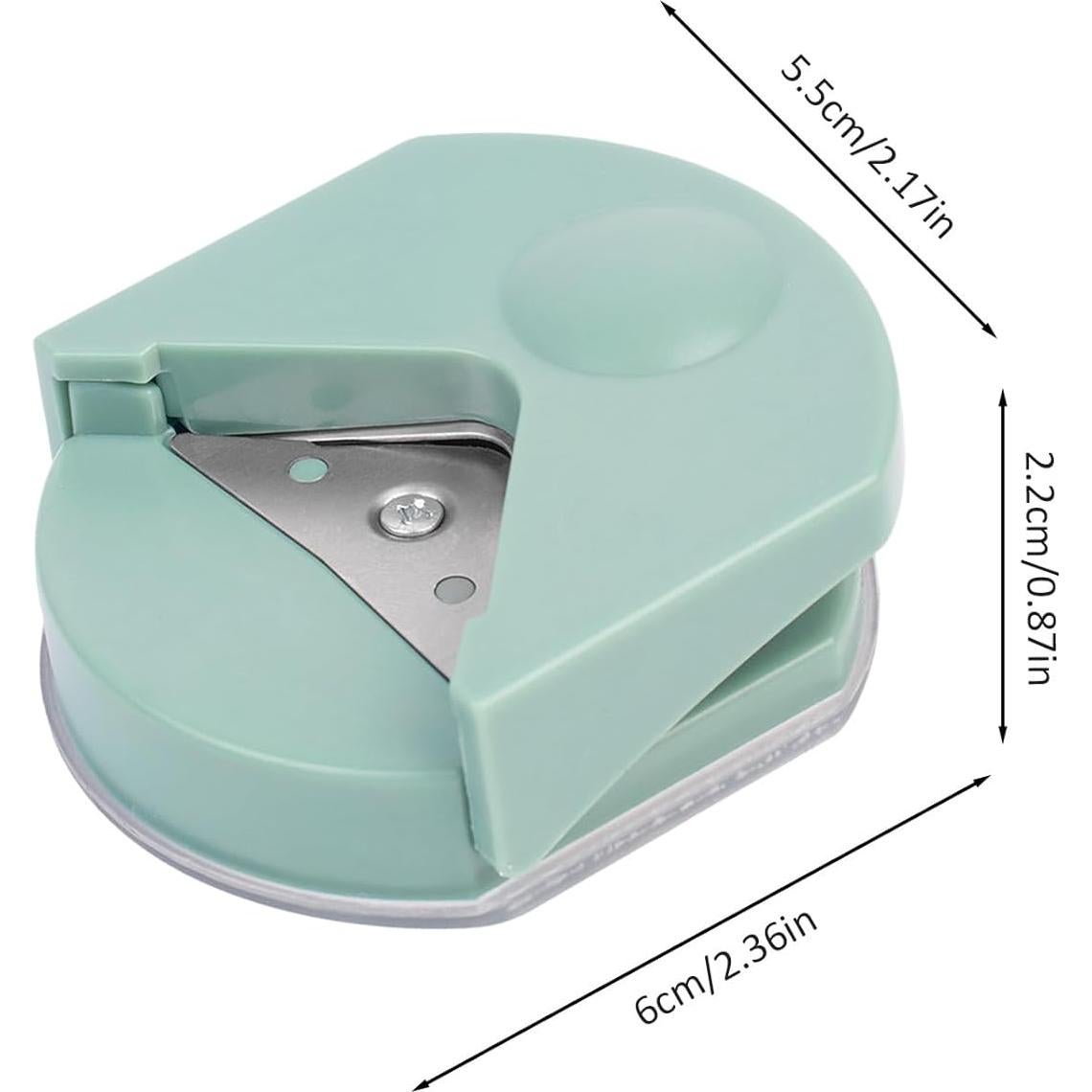 Esquinador Troquelador de Esquinas Biniveil Verde 6x5.5cm