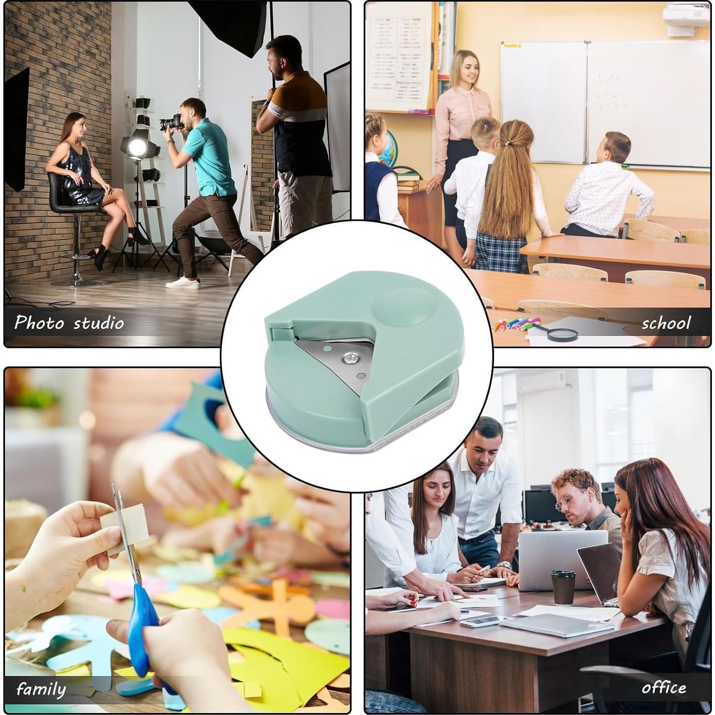 Esquinador Troquelador de Esquinas Biniveil Verde 6x5.5cm