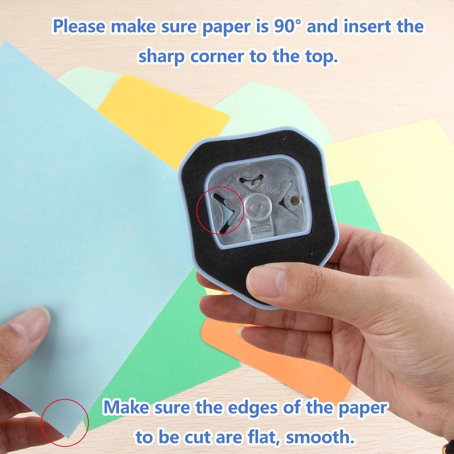 Troquelador de Esquinas 3 en 1 YUENTOEN - Cortador Manual para DIY