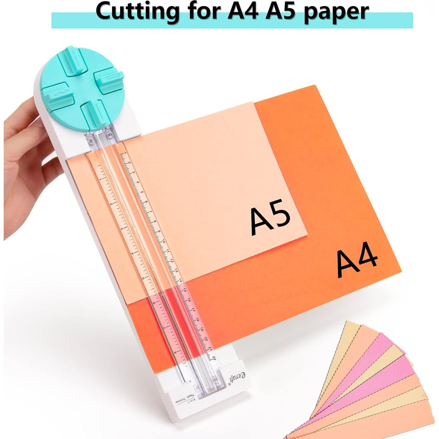 Cortadora de Papel Manualidades eCraft 4 Estilos 22.86 cm