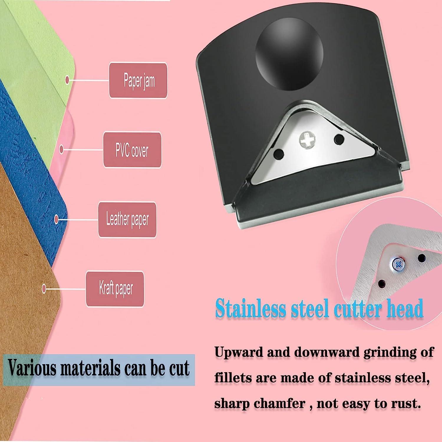 Cortador de Esquinas de Papel YUENTOEN 4mm Negro Manual