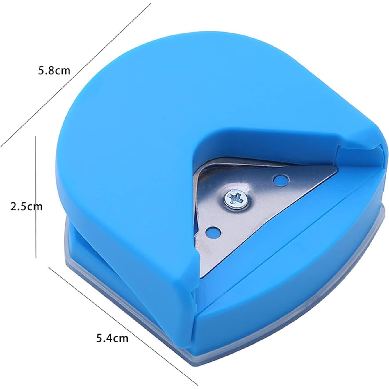 Cortador de esquinas redondeadas QIUMING 4 mm - Azul