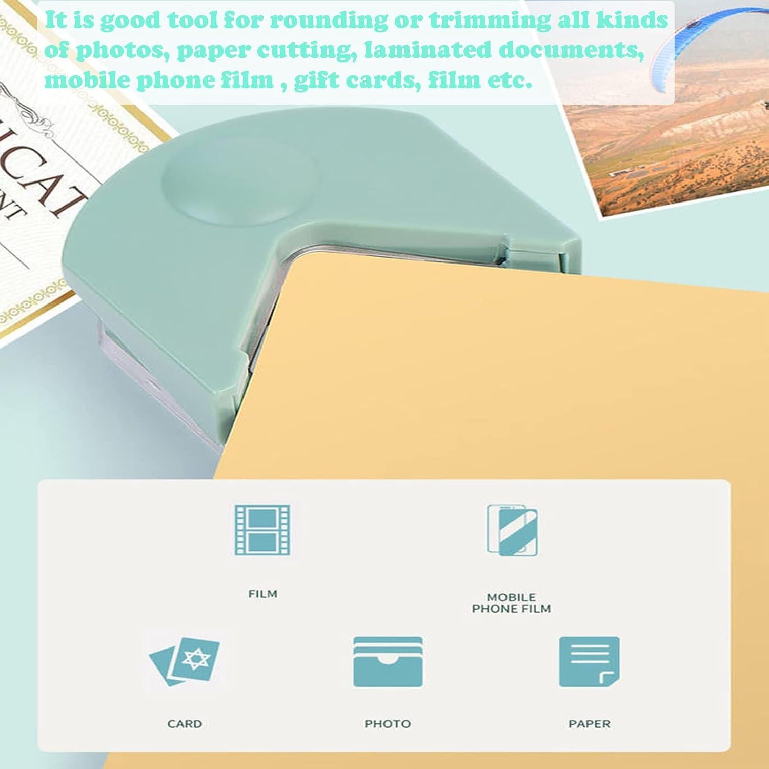 Esquinador de Papel YUENTOEN 2 Pcs Corte de Esquinas 4mm