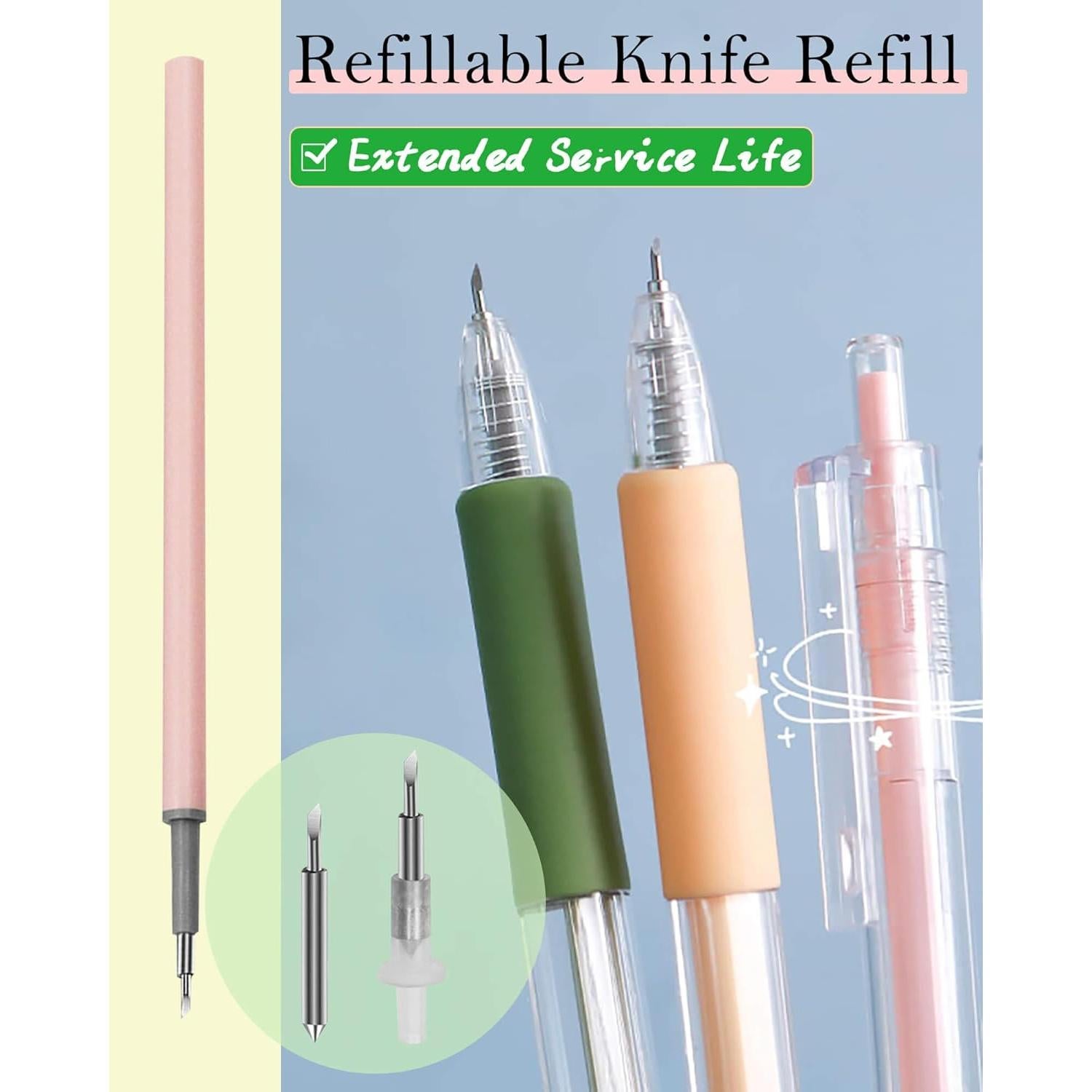 Bolígrafo Cortador de Papel Oythiem 6 Pack - Acero Tungsteno