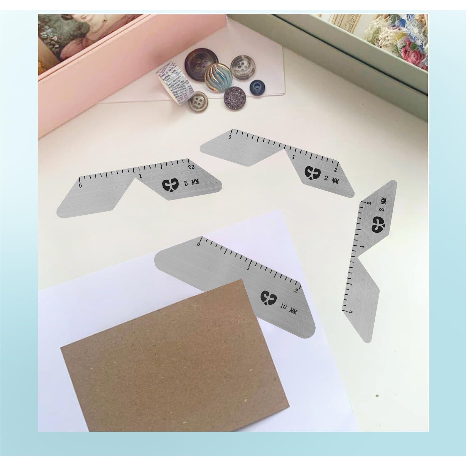 Kit de Encuadernación Sthmeyue con Herramienta de Inglete 4 Tamaños